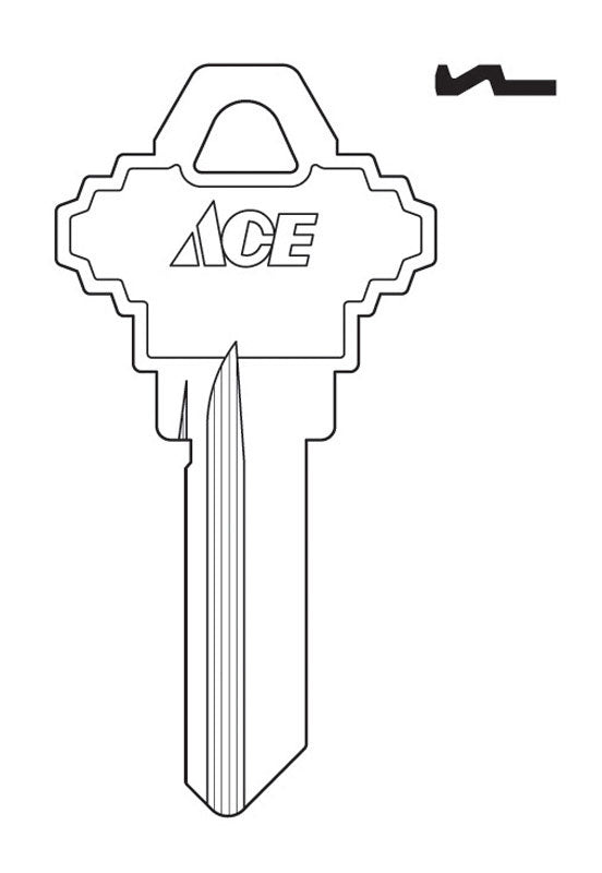 HILLMAN House/Office Key Blank SC1 Single For Schlage Locks