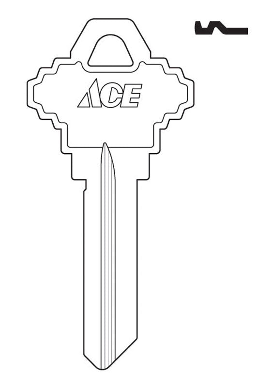 HILLMAN House/Office Key Blank Single For Schlage Locks