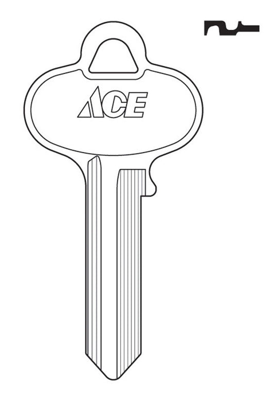 HILLMAN House/Office Key Blank Single For Segal Locks