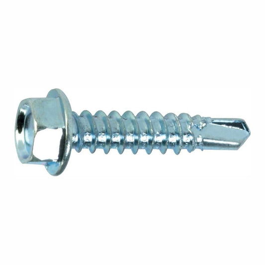 Grip-Rite Pro-Twist No. 8 Sizes X 3/4 in. L Hex Hex Washer Head Sheet Metal Screws