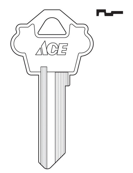 HILLMAN House/Office Key Blank Single For Weslock Locks