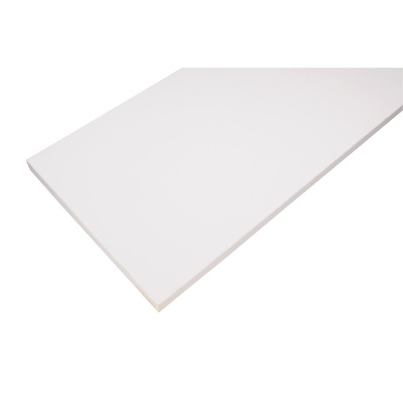 Rubbermaid 5/8 in. H X 24 in. W X 12 in. D White Wood Shelf Board
