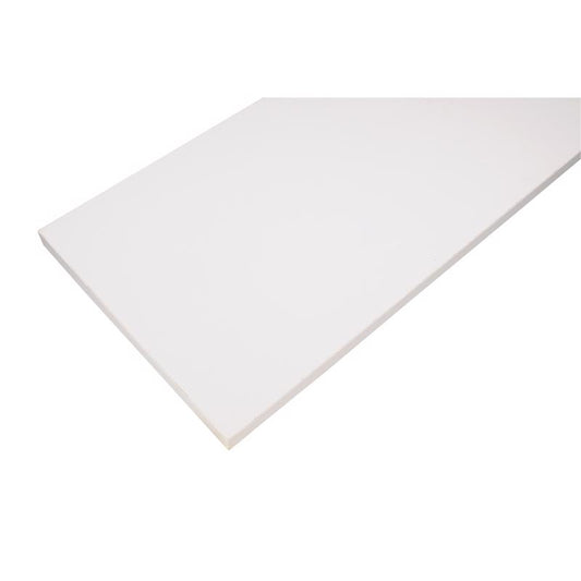 Rubbermaid 5/8 in. H X 36 in. W X 10 in. D White Wood Shelf Board