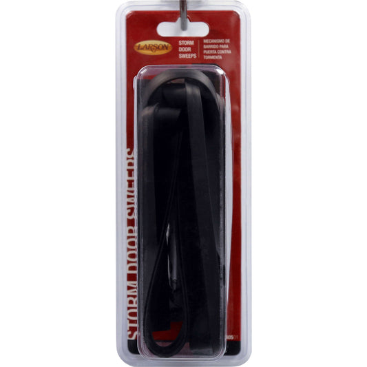 Larson 37-1/2 in. L Black Polyurethane Sweep 2 pc