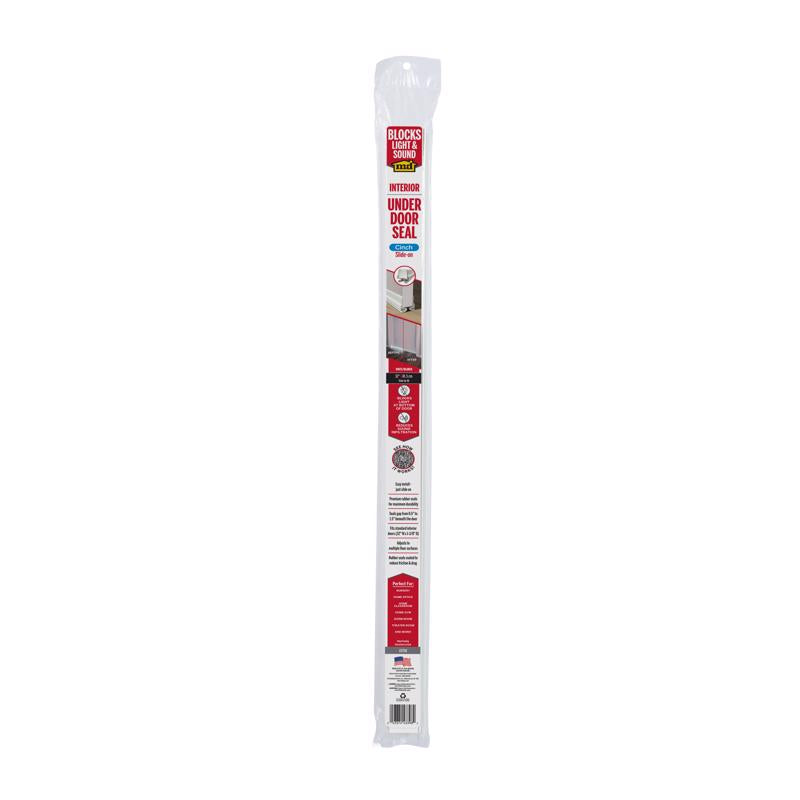 M-D BUILDING PRODUCTS CINCH White Vinyl Door Bottom For Doors 32 in. L X 1.38 in.