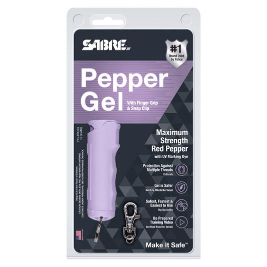 Sabre Lavender Plastic Gel Pepper Spray