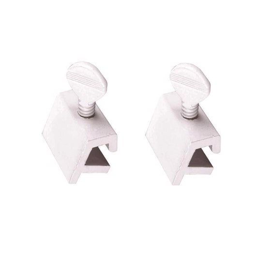 Ace White Aluminum Sliding Window Lock 2 pk