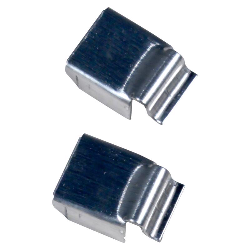 Phifer Wire Mill Silver Aluminum 5/16 in. W X 5/8 in. L Crossbar Screen Clips 10 pk