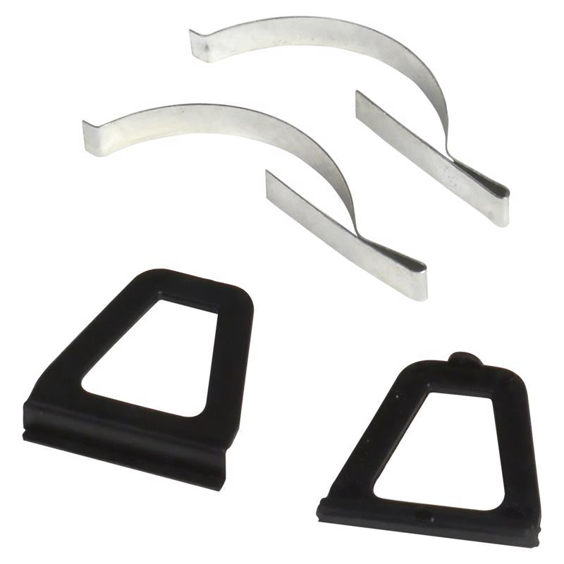 Phifer Wire Black Aluminum 3 in. W X 6 in. L Pull Tab with Corner Springs 2 pk