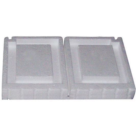 Frost King 7.75 in. H X 6.5 in. W White Polystyrene Foundation Vent