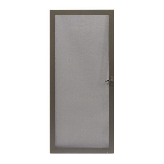 Larson Premium 81 in. H X 36 in. W Brown Aluminum Screen Door