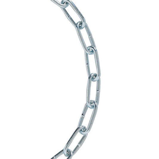 Koch Industries 2/0 in. Straight Link Steel Coil Chain 0.189 in. D X 20 ft. L