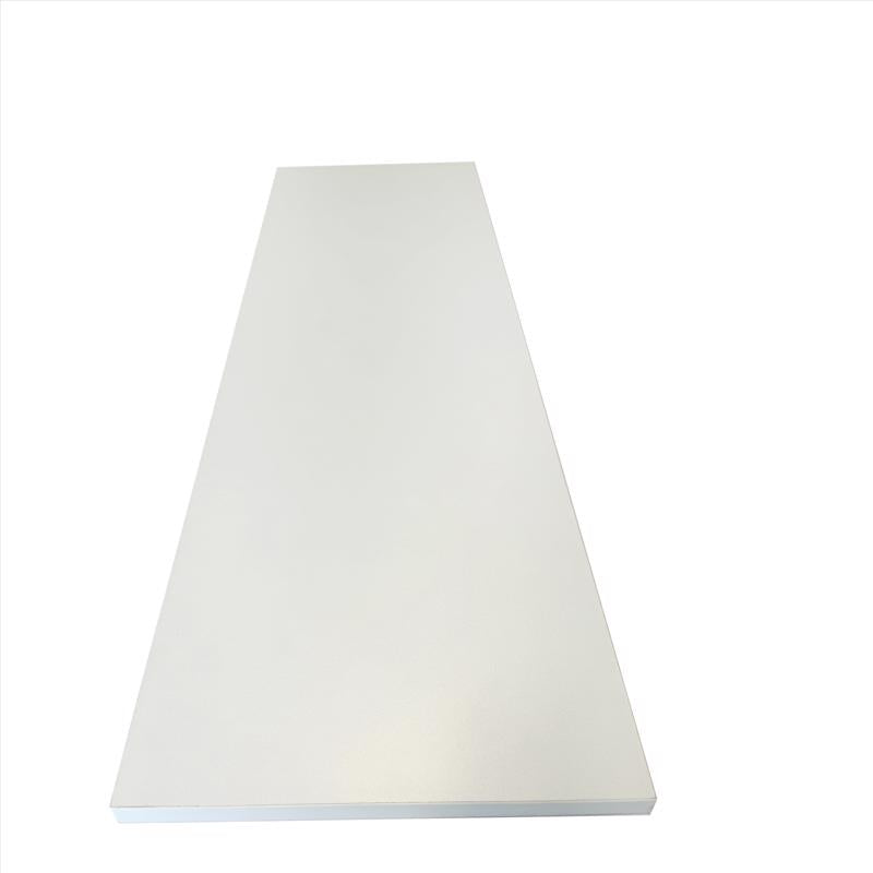 NB 0.63 in. H X 10 in. W X 36 in. D White Wood Shelf Board