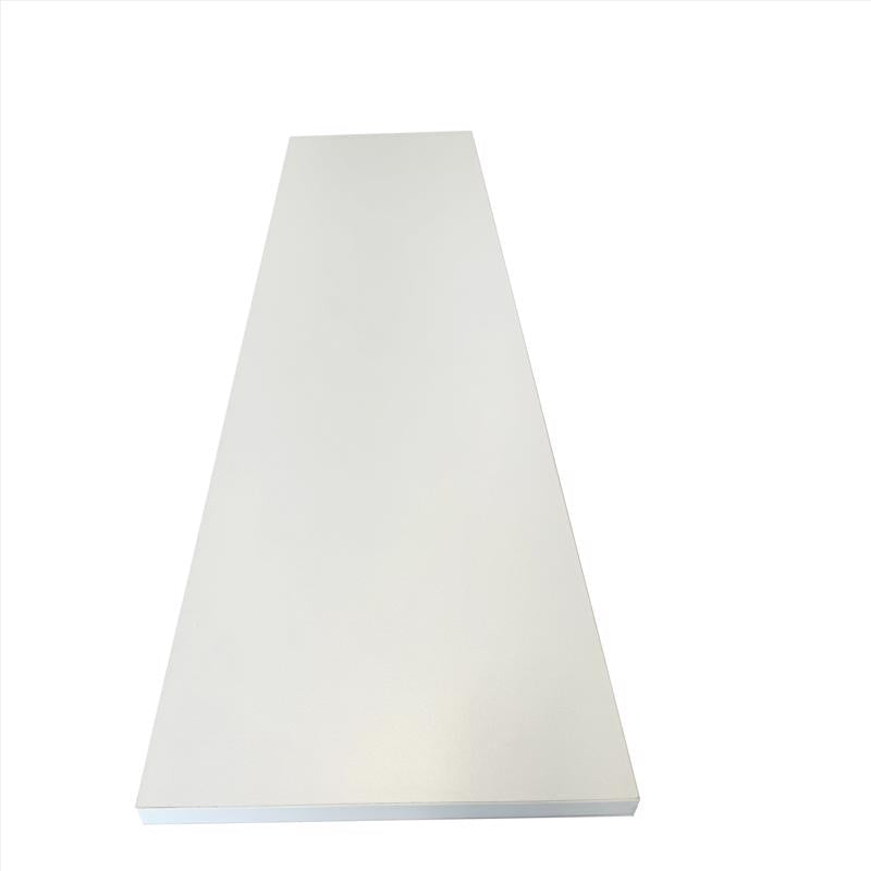 NB 0.63 in. H X 10 in. W X 47.6 in. D White Wood Shelf Board