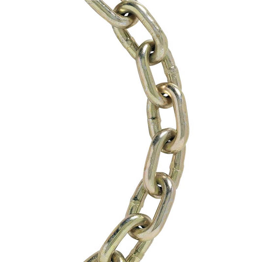 Koch Industries 70 Grade Welded Steel Transport Chain 1/4 in. D X 141 ft. L