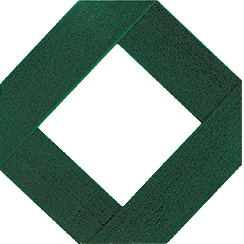 Grid Axcents 4 ft. W X 8 ft. L Forest Green Plastic Lattice Panel