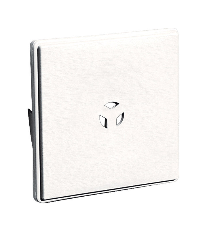 Builders Edge Dutch Lap 6-5/8 in. H X 7 in. W X 7/8 in. L Prefinished White Copolymer Mounting Block