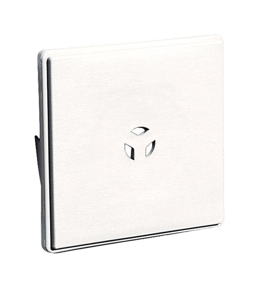 Builders Edge Dutch Lap 6-5/8 in. H X 7 in. W X 7/8 in. L Prefinished White Copolymer Mounting Block