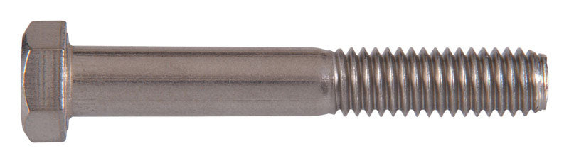 HILLMAN 7/16 in. D X 1-1/2 in. L Stainless Steel Hex Head Cap Screw 1 pk