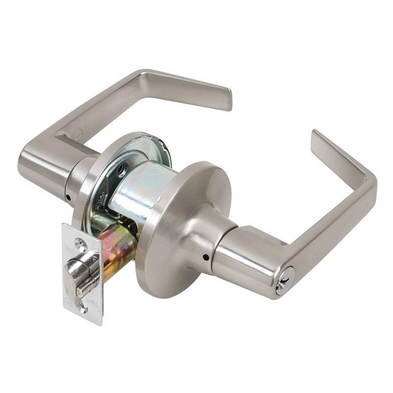 Tell Cortland Satin Chrome Entry Door Knob 2 in.