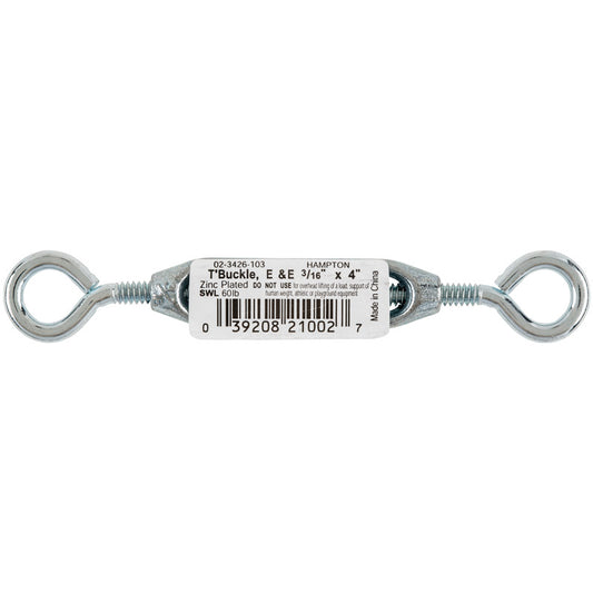 Hampton Zinc-Plated Aluminum/Steel Turnbuckle 70 lb