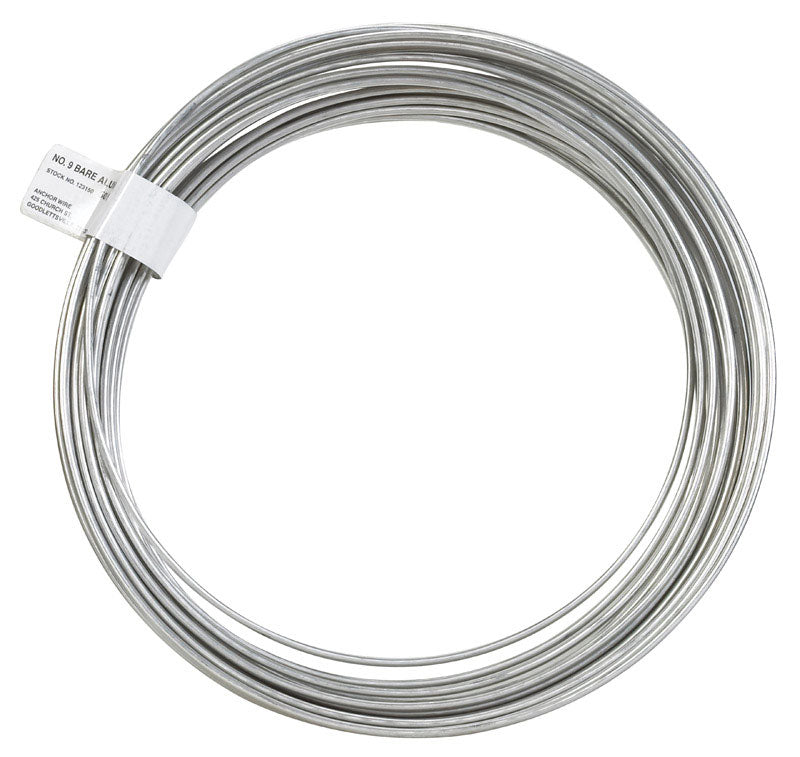 HILLMAN 50 ft. L Aluminum 9 Ga. Clothesline Wire