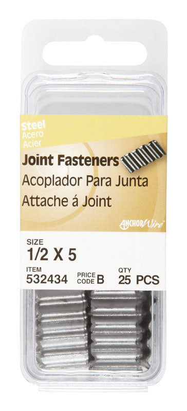 HILLMAN 1/2 in. Joint Galvanized Steel Joint Fastener Joint Head