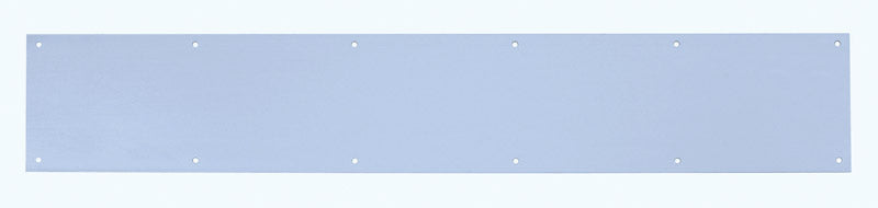 Tell 6 in. H X 34 in. L Satin Aluminum Kickplate