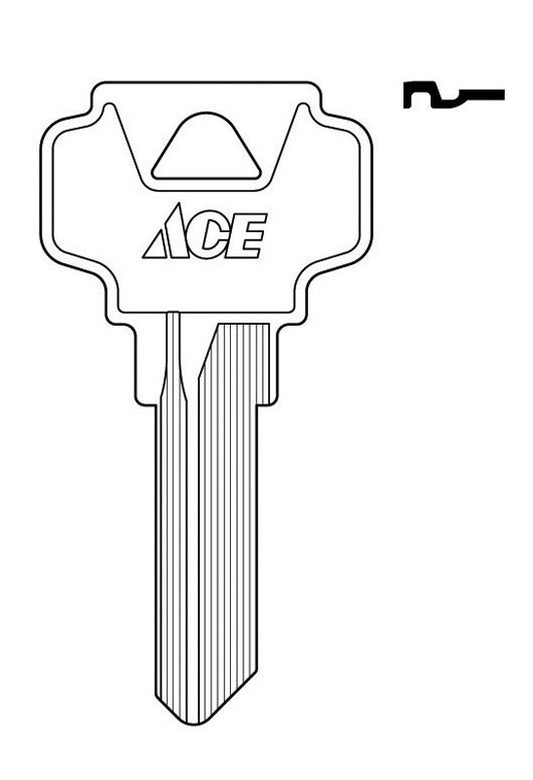 HILLMAN House Key Blank Single For Dexter Locks