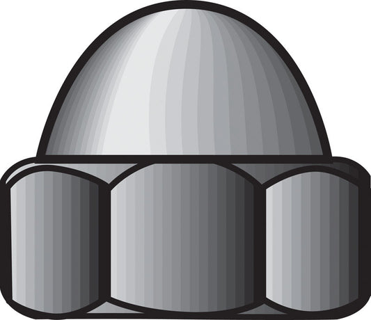 HILLMAN 5/16 in. Zinc-Plated Steel SAE Acorn Nut 1 pk