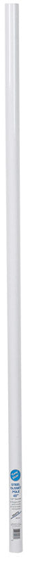 John Sterling 48 in. L X 1-1/4 in. D Powder Coated Steel Closet Rod