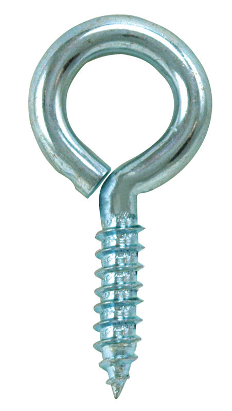 Hampton 9/32 in. D X 2-13/16 in. L Zinc-Plated Steel Screw Eye 120 lb. cap. 50 pk