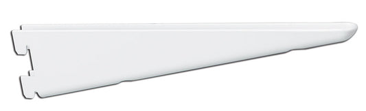 Knape & Vogt White Steel Bracket 16 Ga. 9 in. L 225 lb