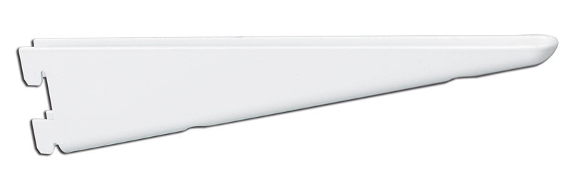 Knape & Vogt White Steel Bracket 16 Ga. 14-1/2 in. L 450 lb
