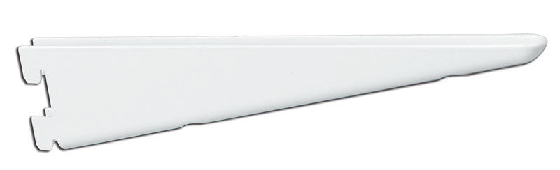 Knape & Vogt White Steel Bracket 16 Ga. 18-1/2 in. L 225 lb