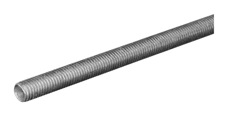 SteelWorks 1/2 in. D X 72 in. L Zinc-Plated Steel Threaded Rod