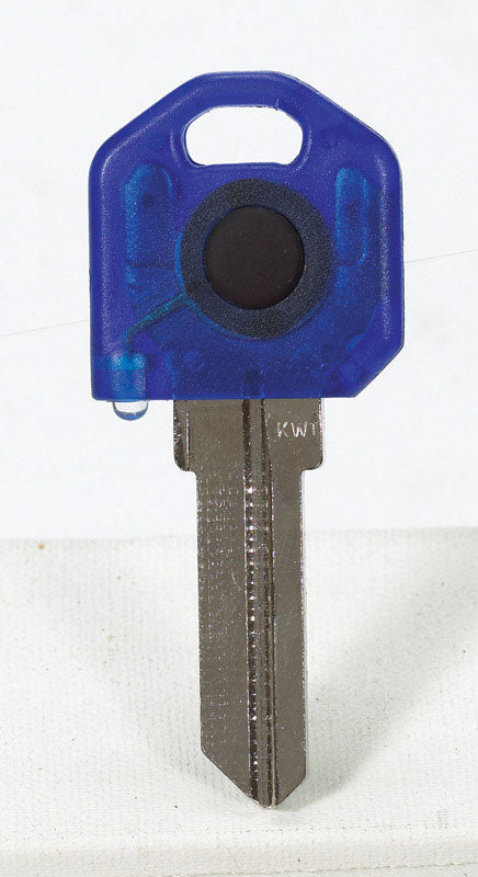 Giant Concepts LLC Keylights House Key Blank w/Flashlight KW1 Single For Kwikset KW1/Weiser WR3 and