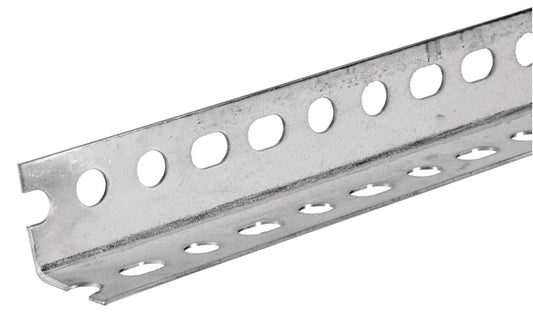 SteelWorks 0.048 in. X 1.25 in. W X 36 in. L Low Carbon Steel Slotted Angle