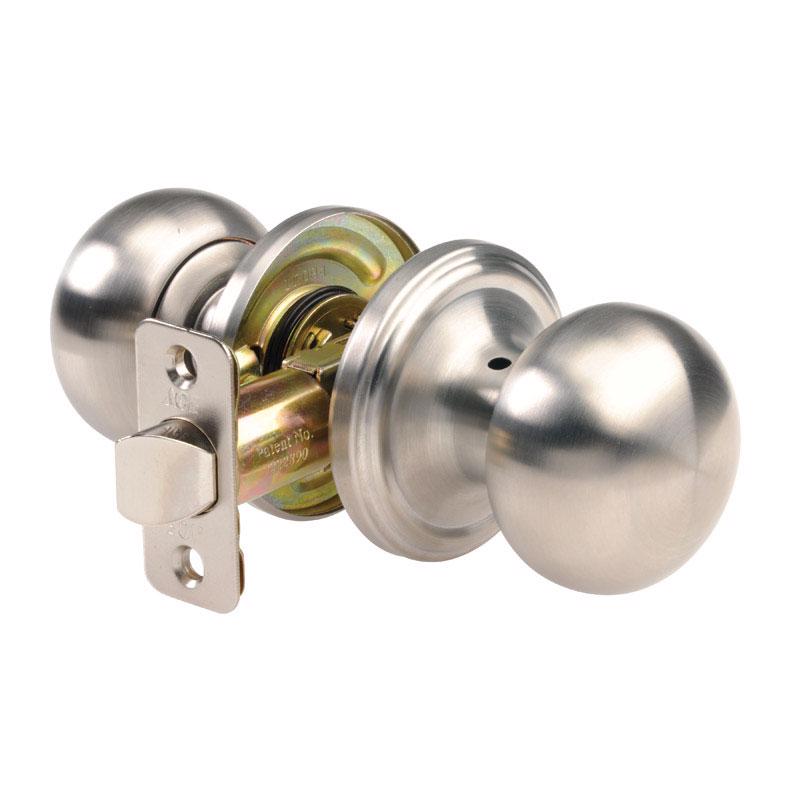 Ace Colonial Satin Passage Door Knob 1-3/4 in.