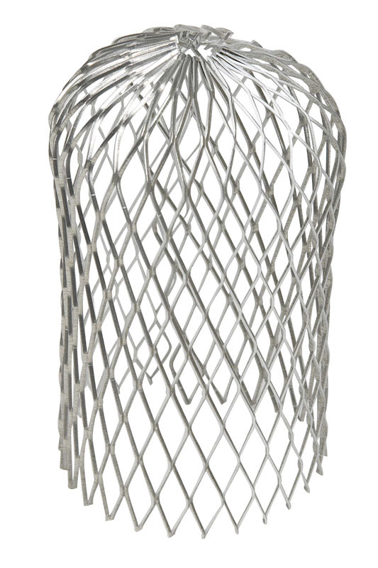 Amerimax 2.8 in. W X 3 in. L Gray Aluminum Gutter Strainer 1 pk