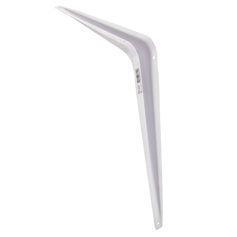 Hampton White Steel Shelf Support 18 Ga. 12 in. L 100 lb