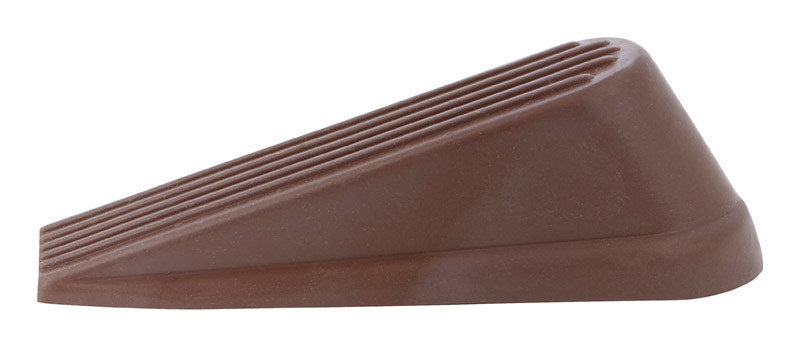 Ace 4 in. W Rubber Brown Wedge Door Stop Mounts to floor 0 in.