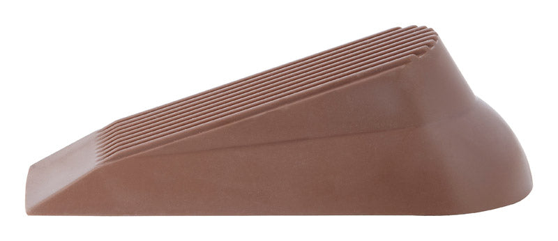 Ace 5 in. W Rubber Brown Wedge Door Stop Mounts to floor 0 in.