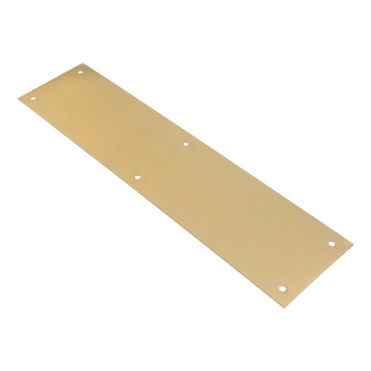 Ace 15 in. H X 3-1/2 in. L Brass Brass Plate