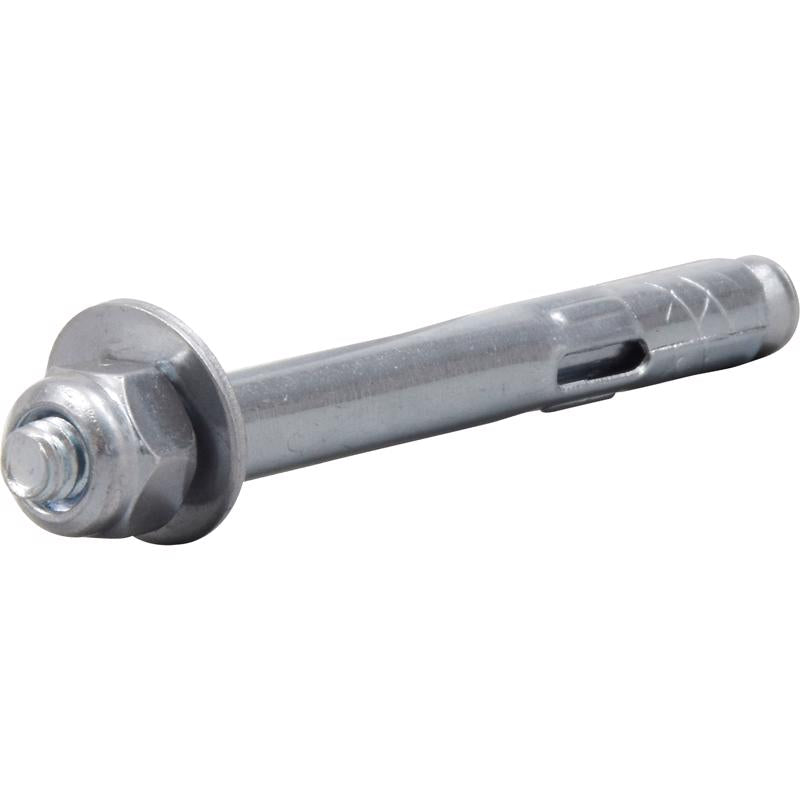 HILLMAN 1/4 in. D X 2-1/4 in. L Steel Hex Head Sleeve Anchors 40 pc