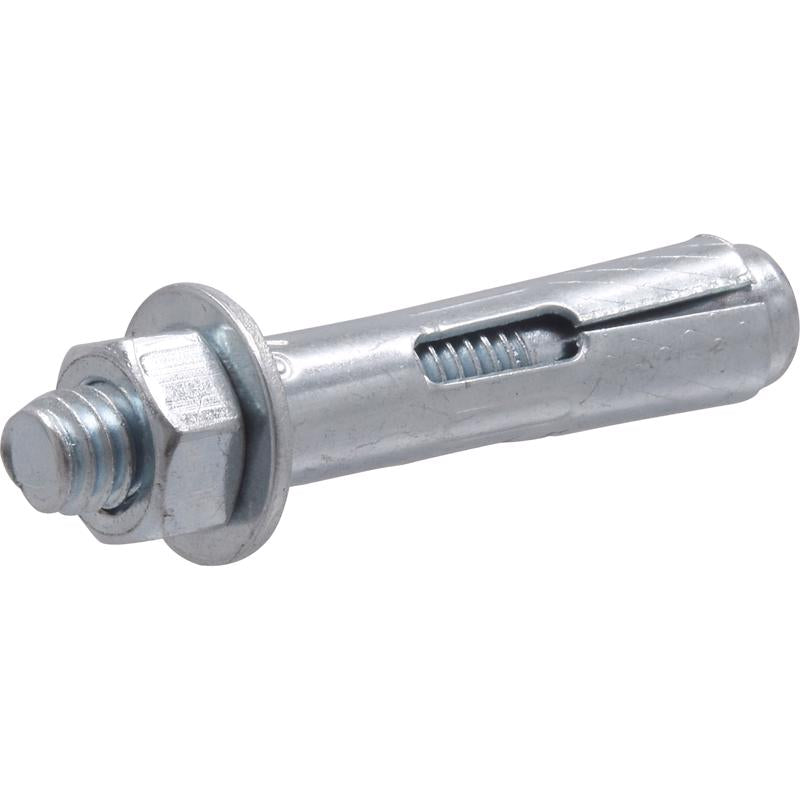 HILLMAN 3/8 in. D X 1-7/8 in. L Steel Hex Head Sleeve Anchors 25 pc