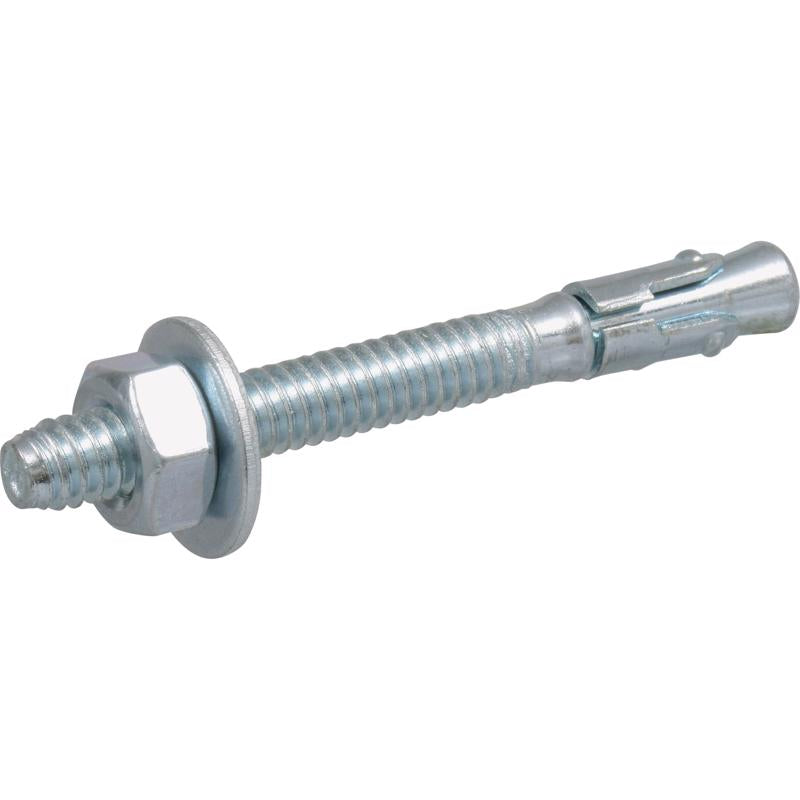 HILLMAN 1/4 in. D X 2-1/4 in. L Steel Round Head Wedge Anchor 40 pc