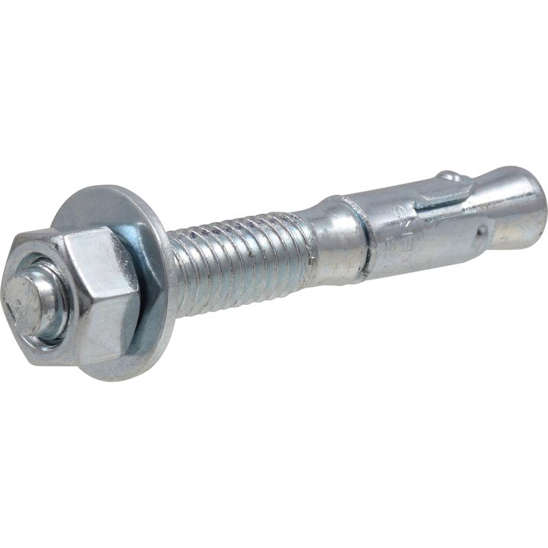 HILLMAN 3/8 in. D X 2-3/4 in. L Steel Round Head Wedge Anchor 25 pc