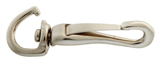Campbell 3/8 in. D X 2-1/2 in. L Nickel-Plated Iron Spring Snap 30 lb