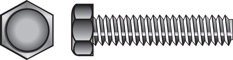 HILLMAN 5/16 in. D X 6 in. L Zinc Plated Steel Hex Tap Bolt 50 pk